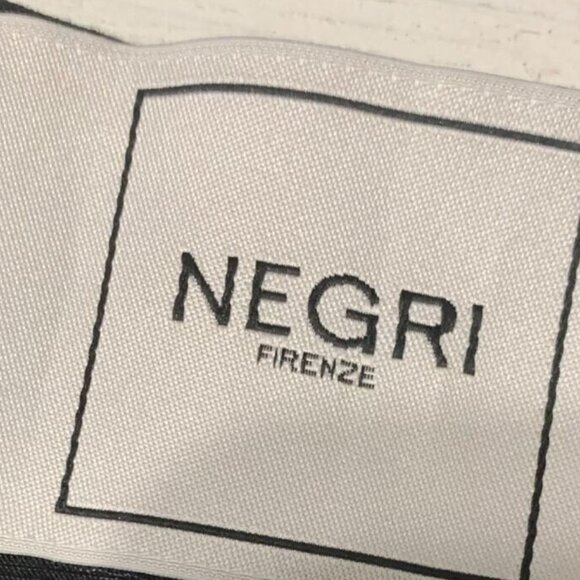 Negri Firenze Women’s Italian Pants Trouser Size 4 US 40 EU Black Creased Leg - Picture 8 of 13